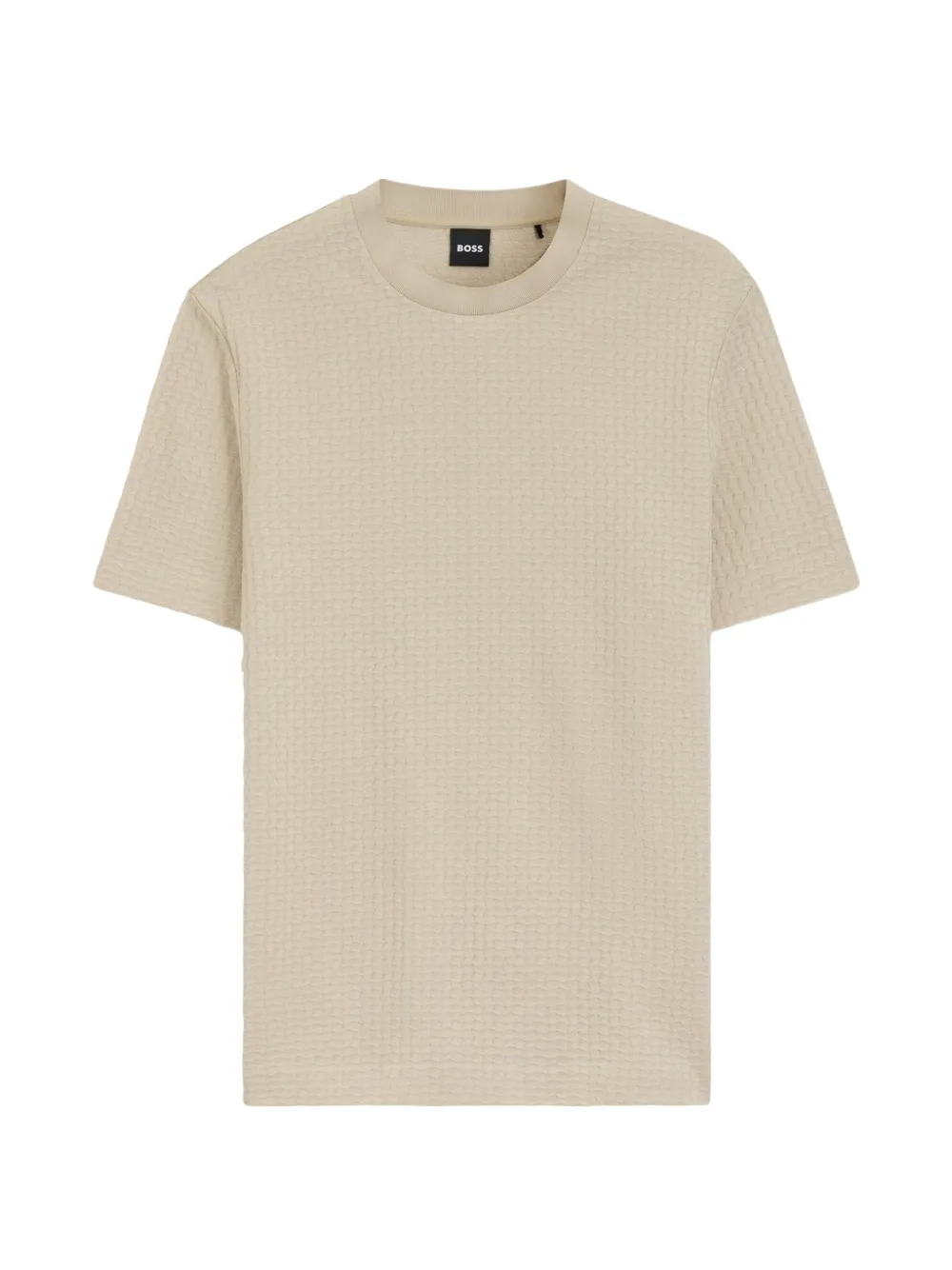 BOSS T-Shirt mit rundem Ausschnitt - Nude