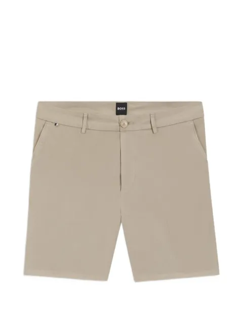 BOSS stretch-cotton shorts in a modern fit