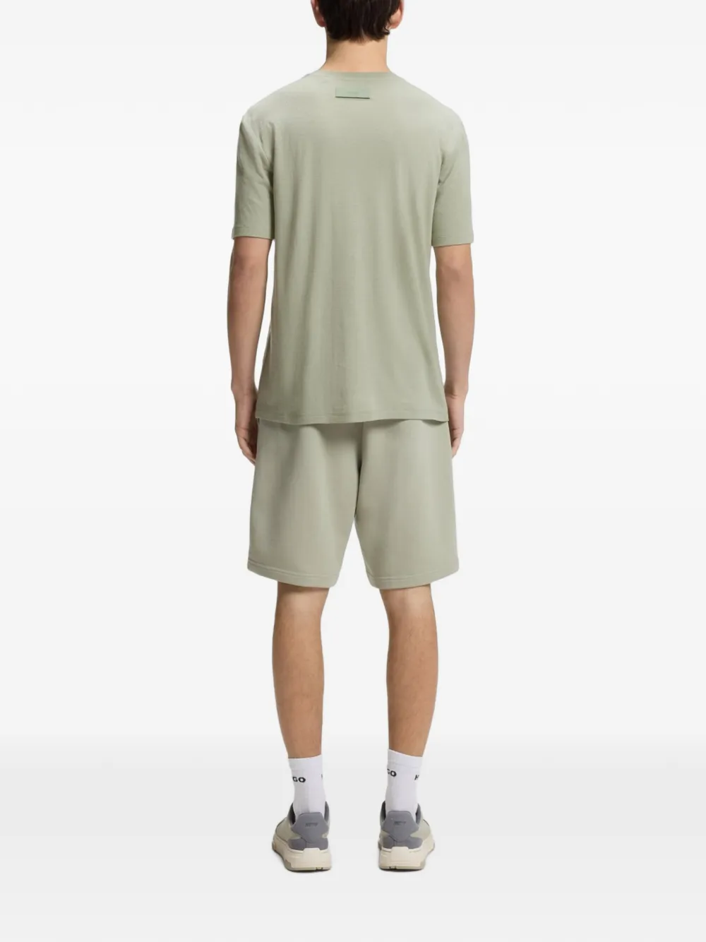 HUGO T-shirt met ronde hals Beige