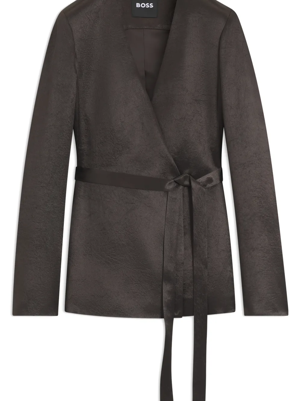 BOSS Slim-fit blazer Bruin