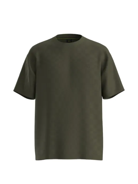 BOSS x Porsche T-shirt med ternet mønster