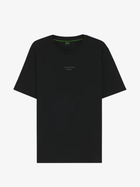 BOSS x Porsche mercerized-cotton T-shirt with rear graphics