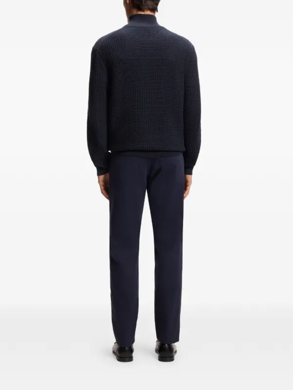 BOSS ハーフジップセーター サイズS BOSS ハーフジップ セーター | ブルー | FARFETCH JP