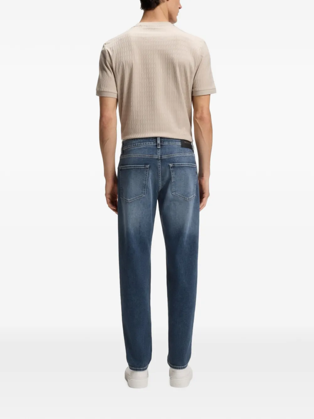 BOSS Maine regular-fit denim jeans Blauw