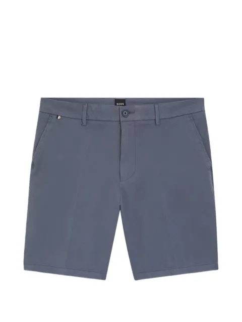 BOSS modern-fit shorts in stretch-cotton twill