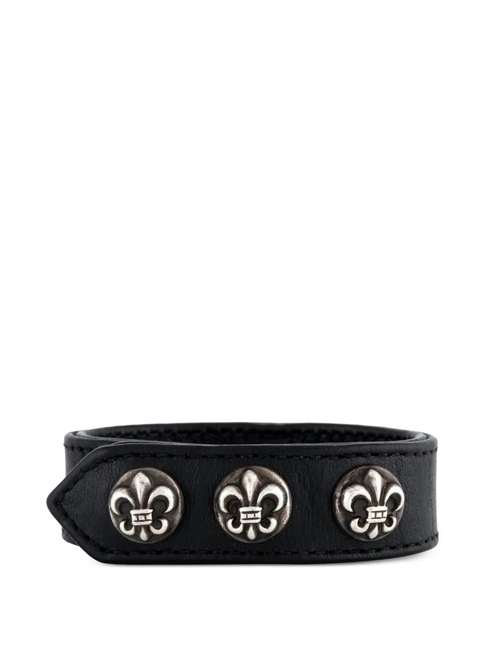 Chrome Hearts Bracciale Fleur-de-lis - Nero