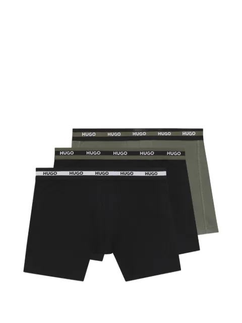 HUGO Cueca boxer com logo no cós