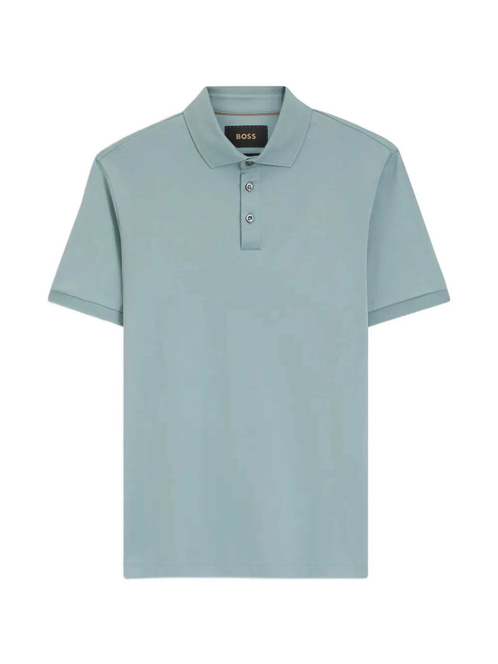 BOSS Poloshirt mit Knopfleiste - Blau