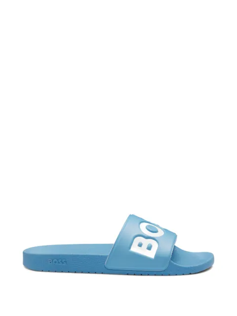 BOSS flip flops con letras del logo