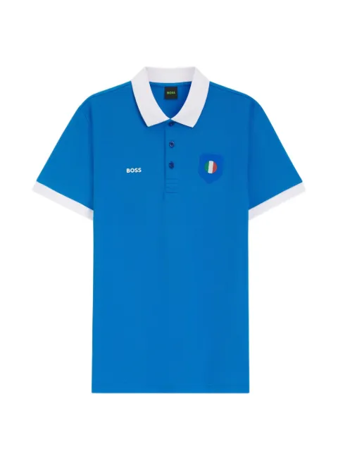 BOSS Camisa polo Paddy com bandeira de país