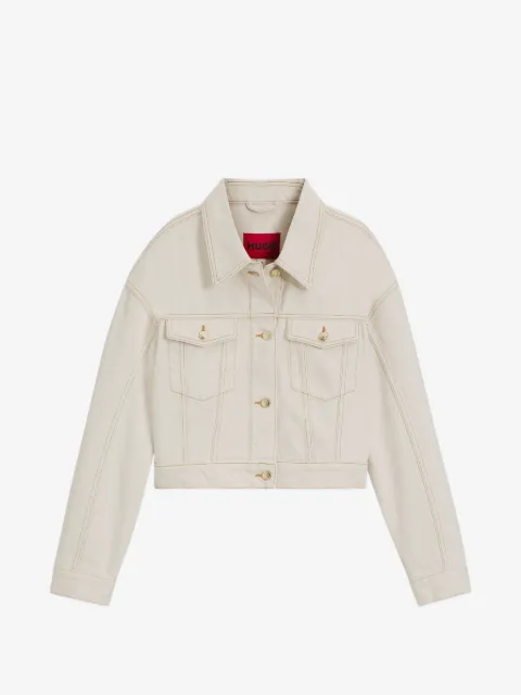 HUGO buttoned crop-style jacket