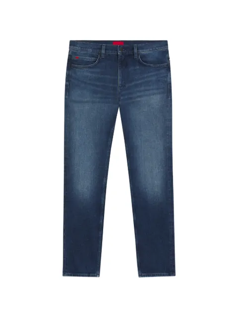 HUGO Calça jeans com patch de logo