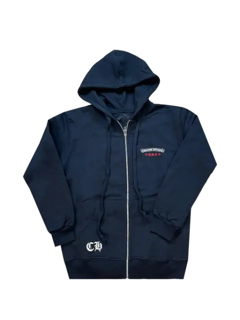 Chrome Hearts hoodie con bandera de Estados Unidos estampada