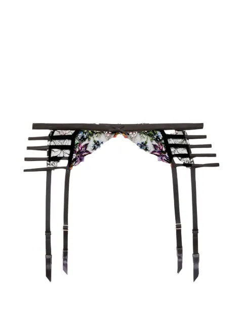 Fleur Du Mal Wildfleur garter belt