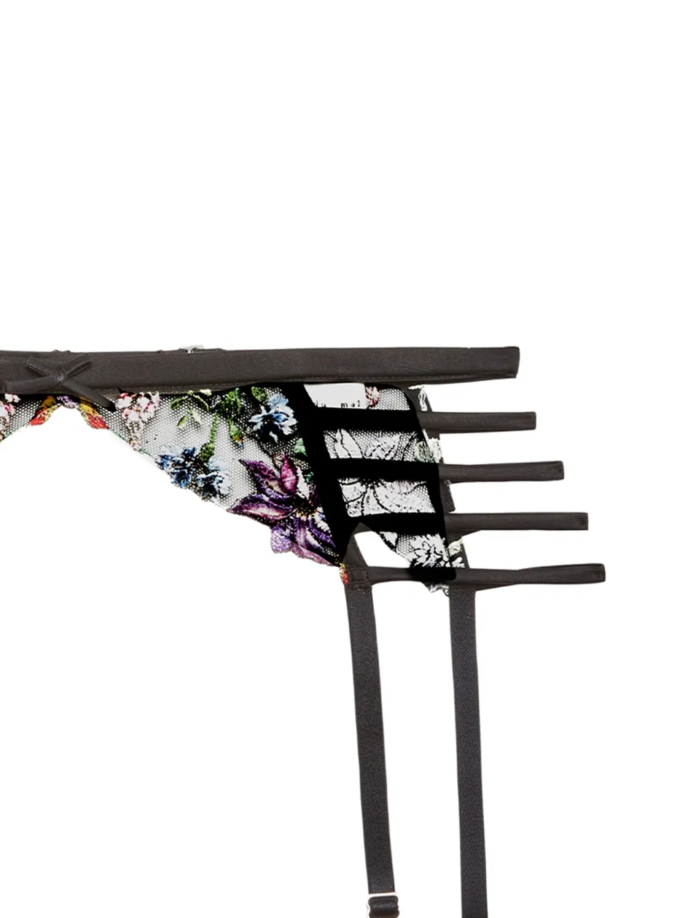  Fleur Du Mal Wildfleur Garter Belt - Black 