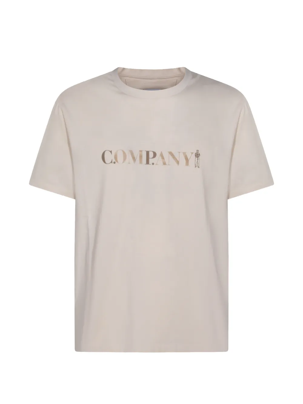 C.P. Company logo-print T-shirt - Toni neutri