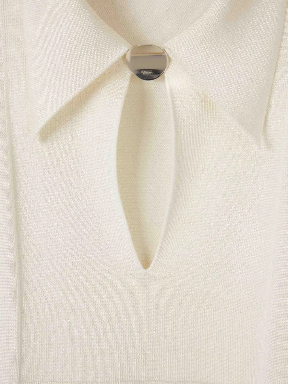  Jil Sander Polo-collar Top - Neutrals 