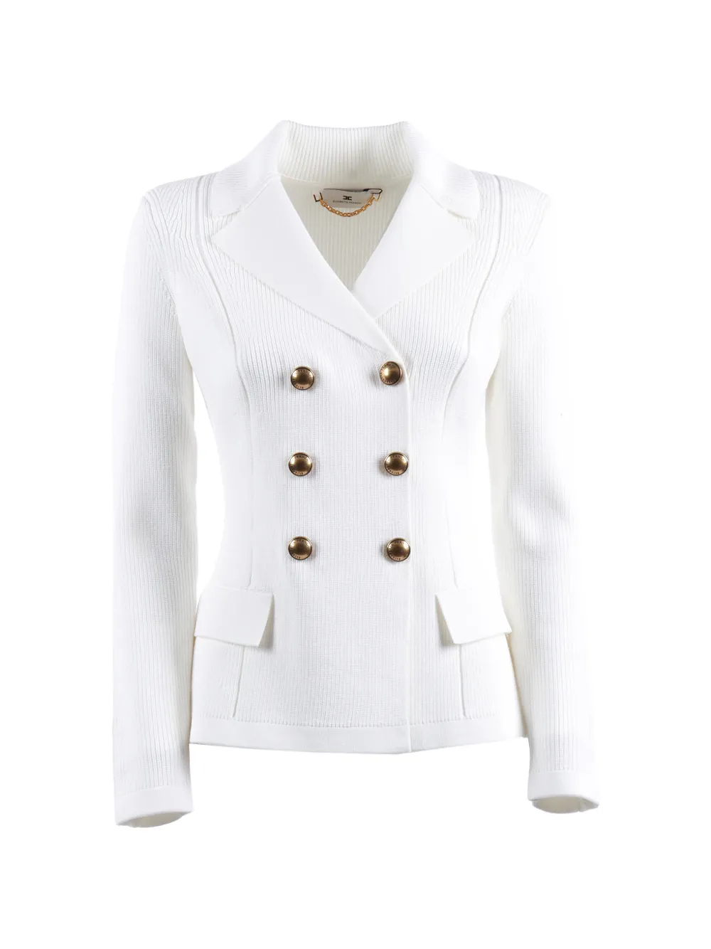 Elisabetta Franchi double-breasted blazer - White