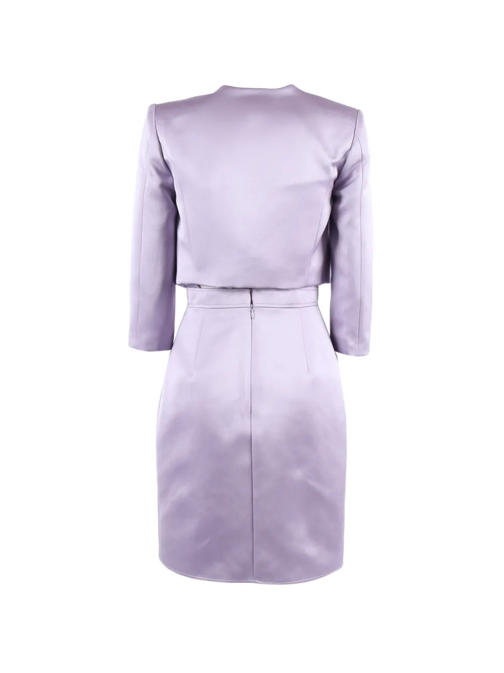 Elisabetta Franchi Jas en jurk verfraaid met letter Paars