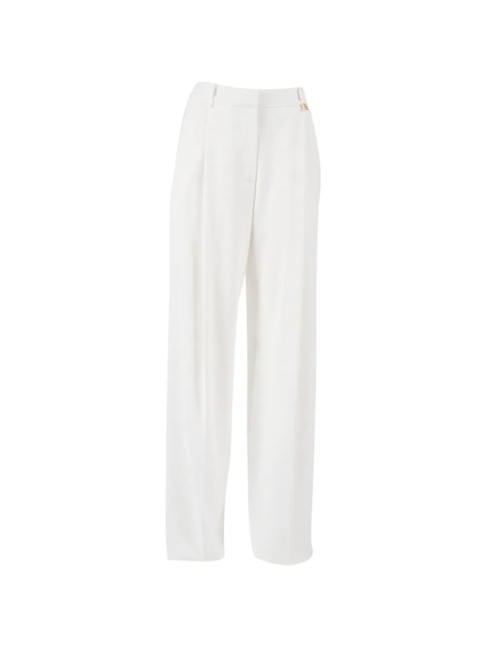 Elisabetta Franchi pleated trousers - Bianco
