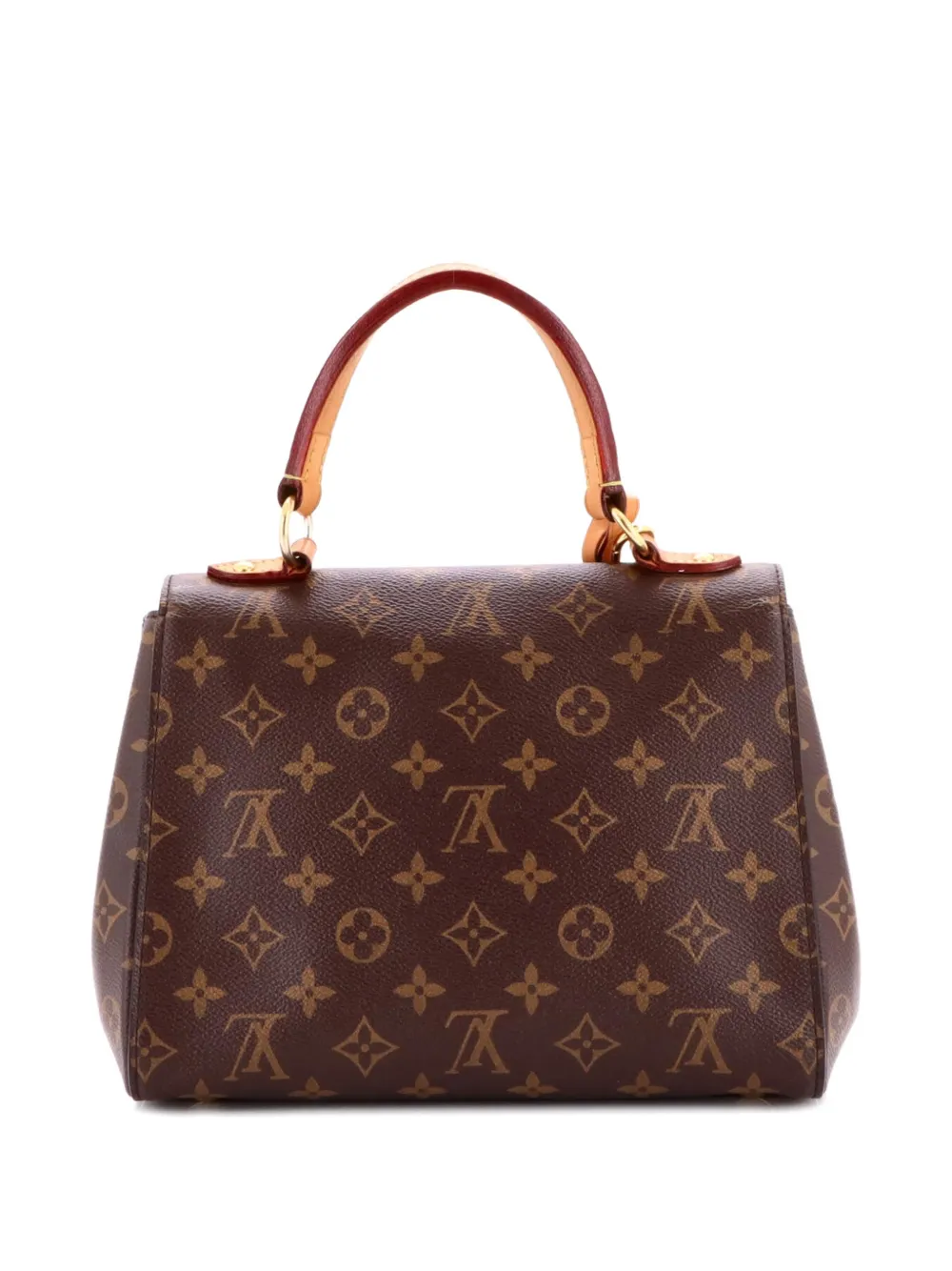 Cluny Top Handle Bag Monogram Canvas Bb Satchel