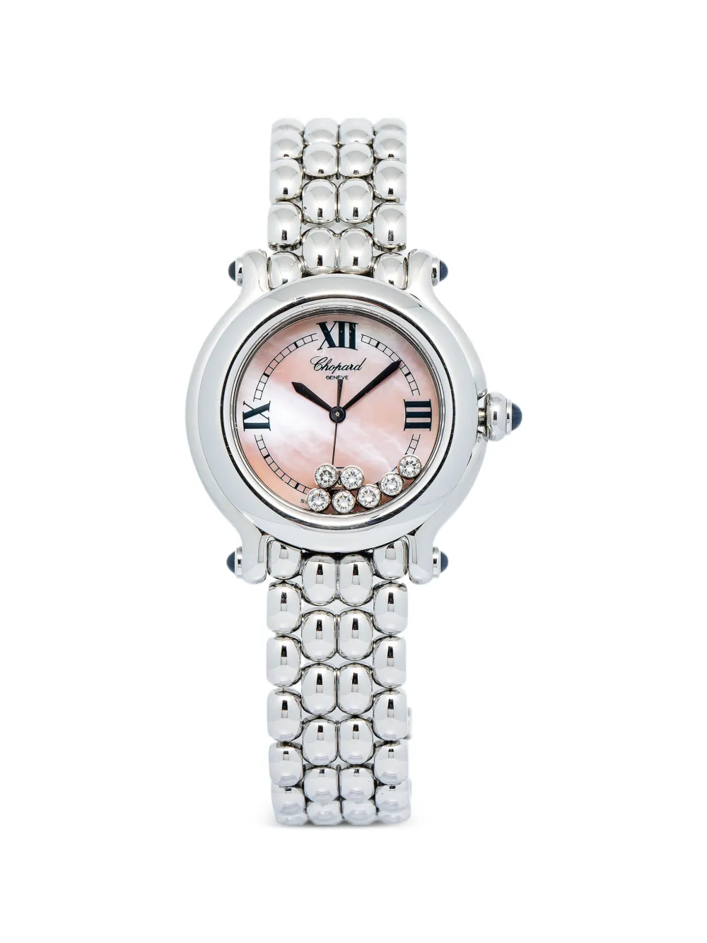 Chopard Pre-Owned Happy Sport diamonds 32mm watch - Rosa