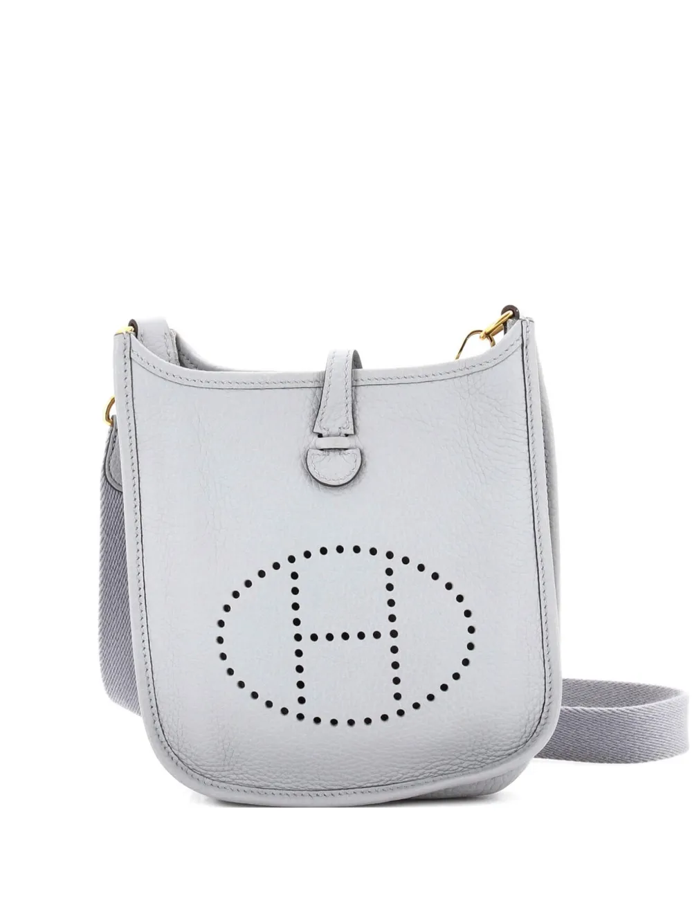 Hermès Pre-Owned Evelyne Bag Gen III Clemence TPM crossbody bag - Blu