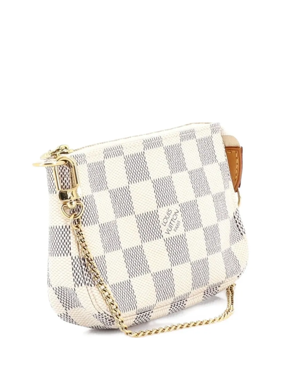 Louis Vuitton Pre-Owned Pochette Accessoires Damier Mini clutch bag - Bianco