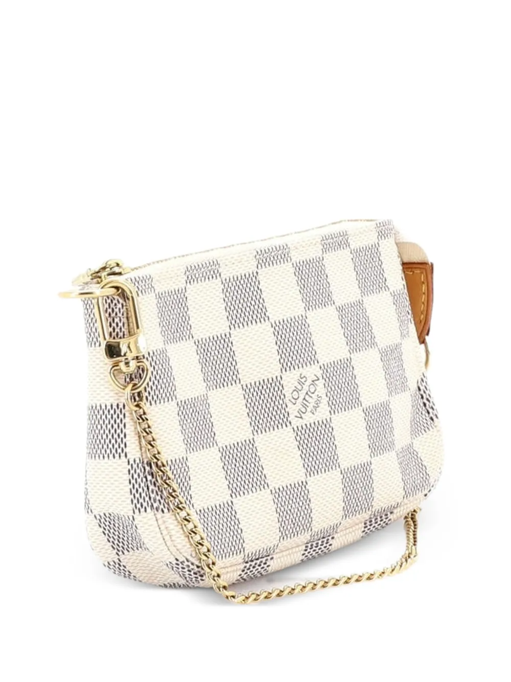 Louis Vuitton Pre-Owned Pochette Accessoires Damier Mini clutch bag - Bianco