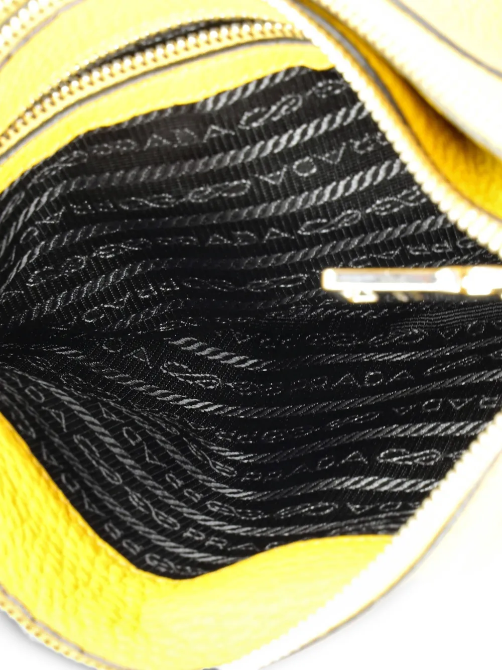 Double Zip Vitello Daino Small Crossbody Bag