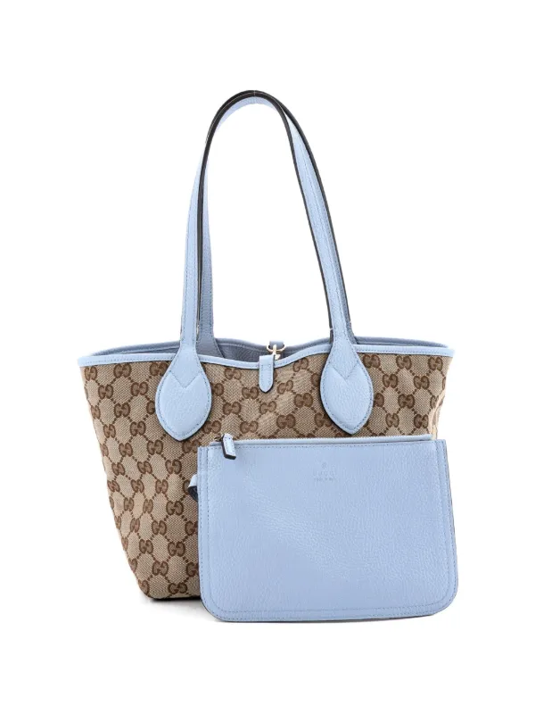 Gucci Pre-Owned リバーシブル トーティッシマ ショッピング レザー