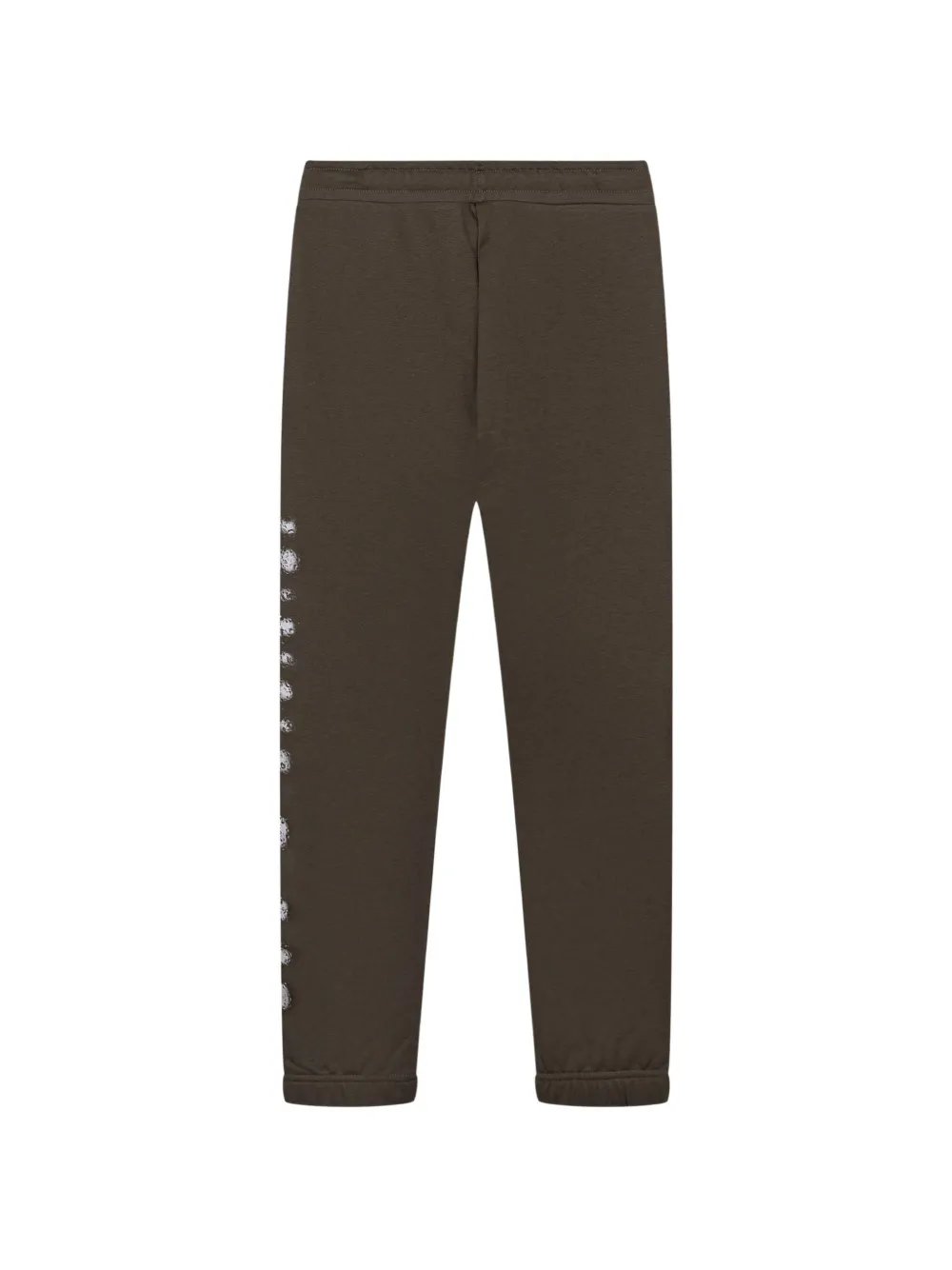 Diesel Kids Trainingsbroek met trekkoord en print Bruin