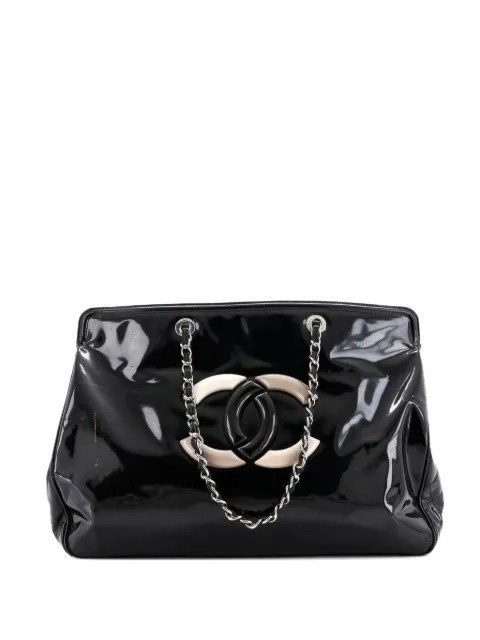 CHANEL Pre-Owned Lipstick Patent Vinyl XL tote bag