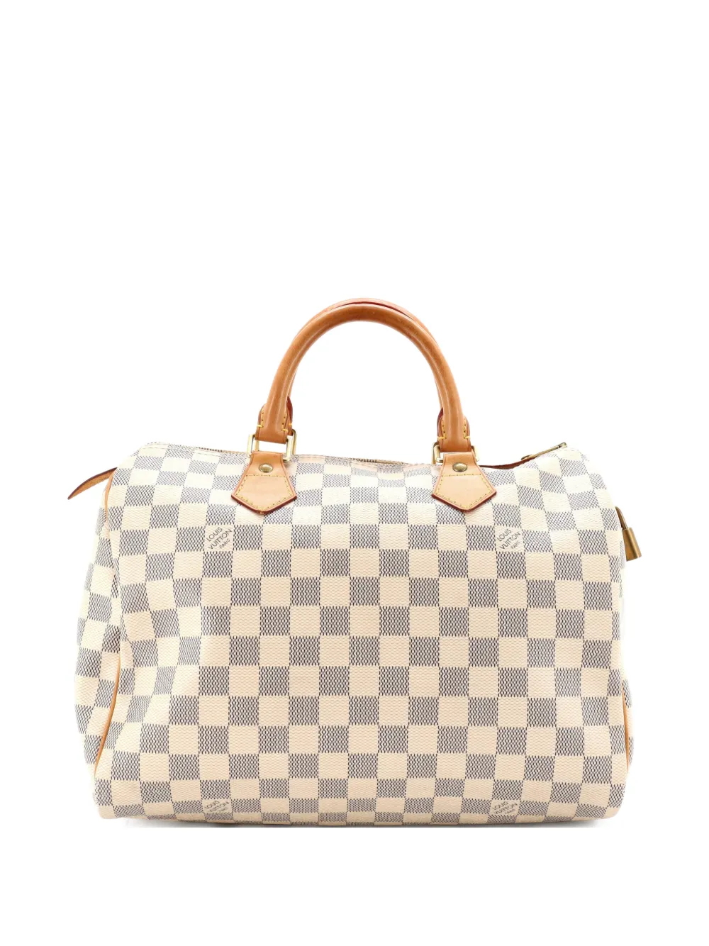 Louis Vuitton Pre-Owned Speedy Handbag Damier 30 satchel - Bianco