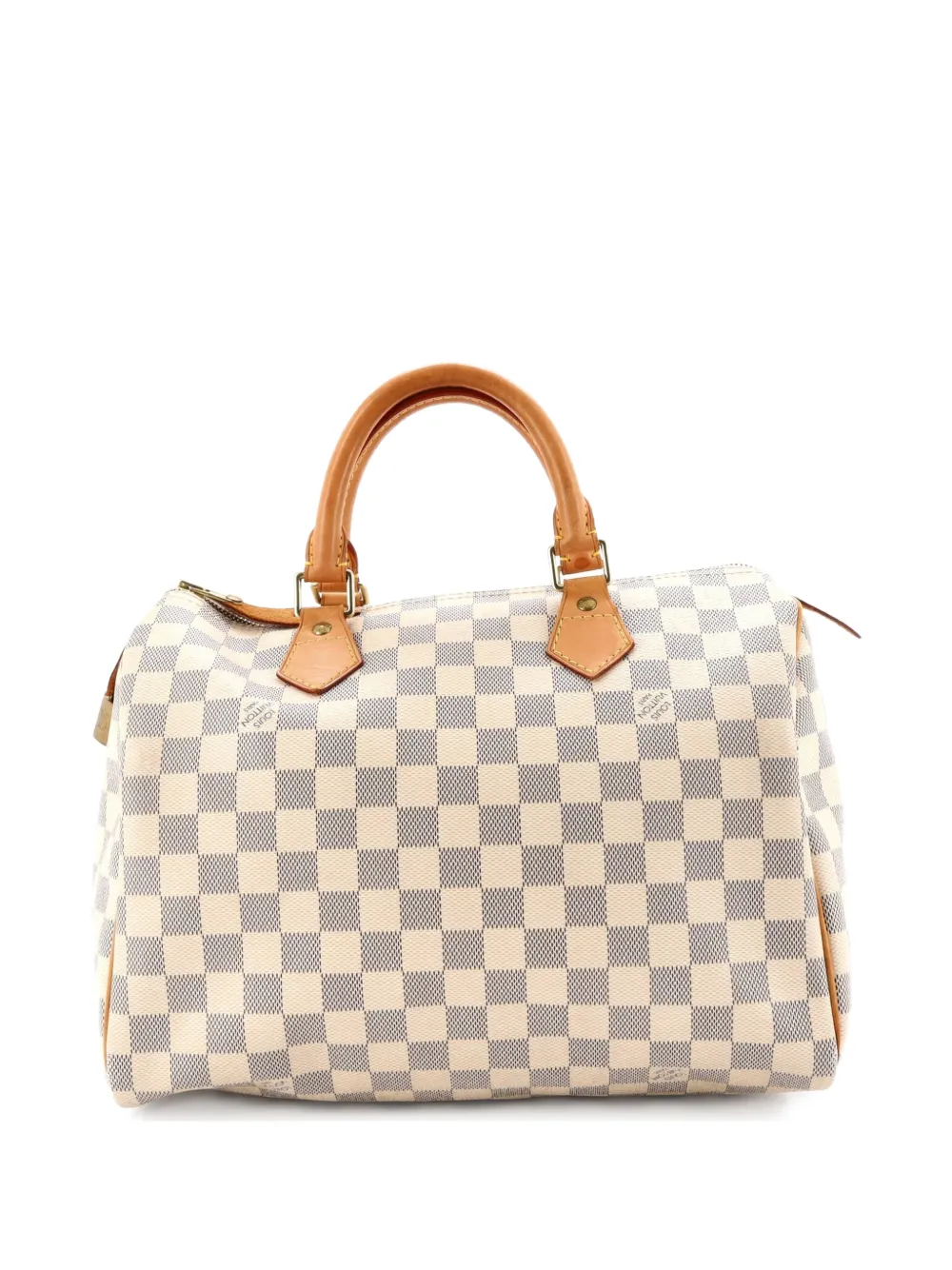  Louis Vuitton Pre-owned Speedy Handbag Damier 30 Satchel - White 