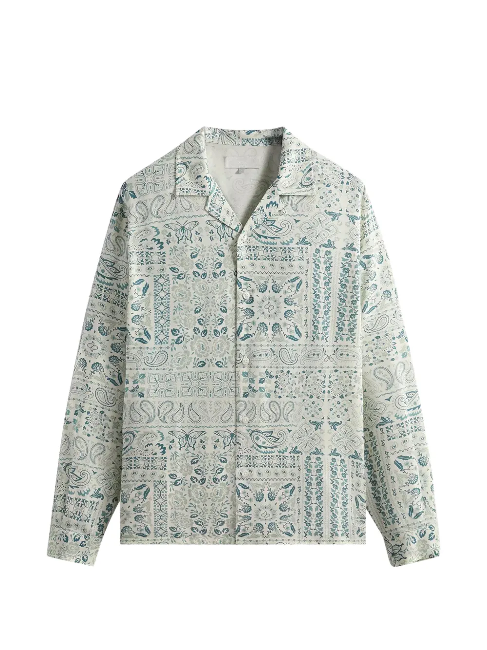 Kith Thompson Paisley Shirt In Neutral