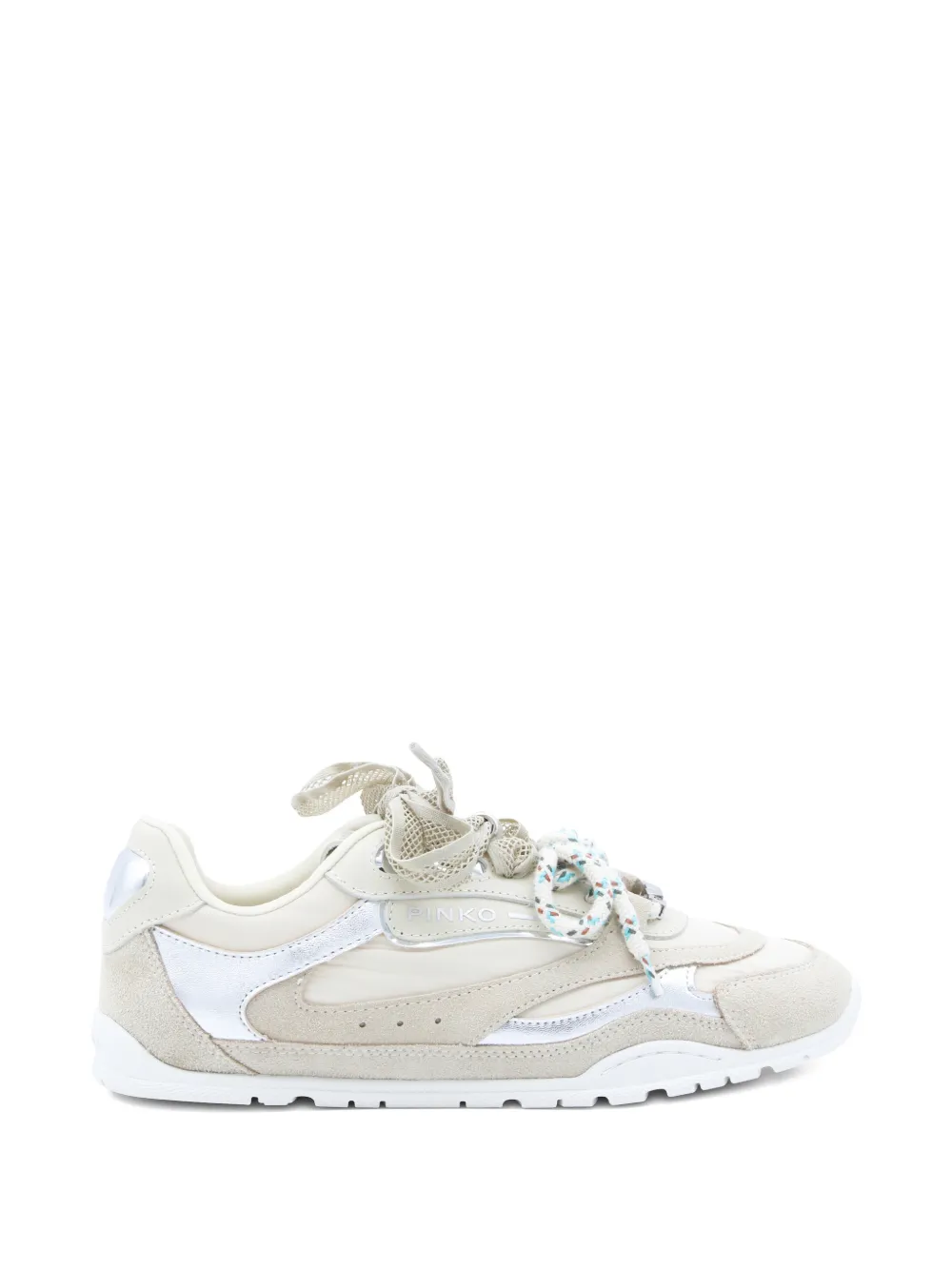 PINKO rope-lace sneakers - Toni neutri