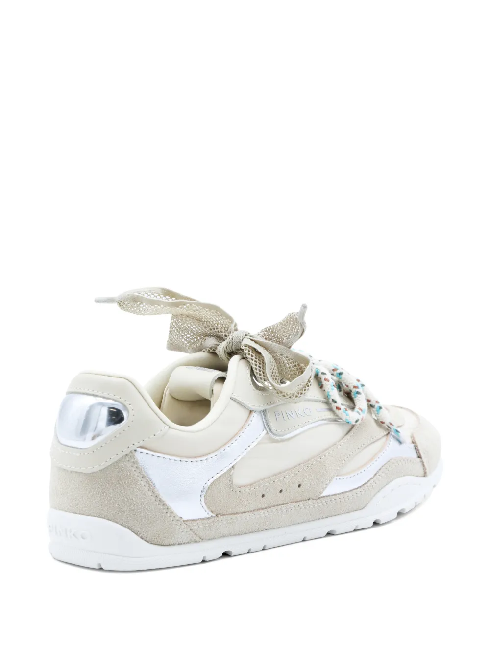 PINKO Sneakers met touw kant Beige