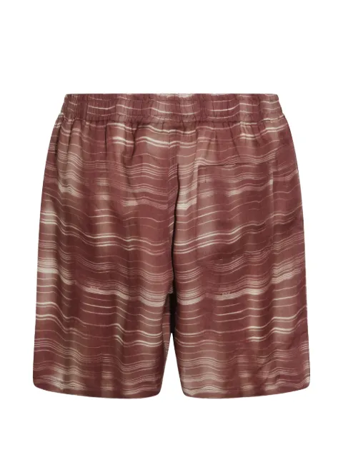 Marni striped ramie shorts