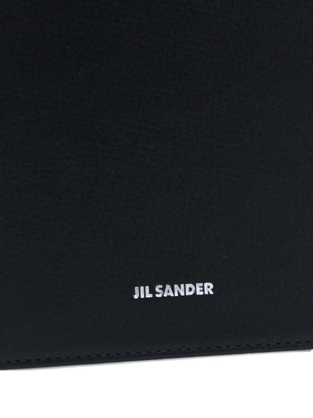Jil Sander Schoudertas met gevlochten band Zwart