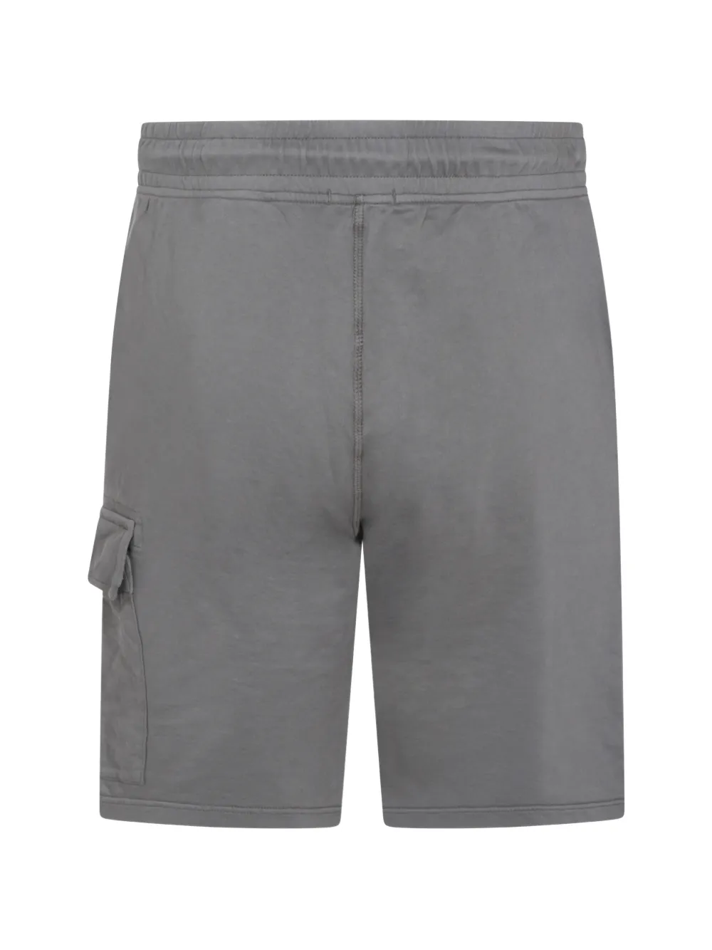 C.P. Company Licht fleece trainingsshorts met cargo lens Grijs