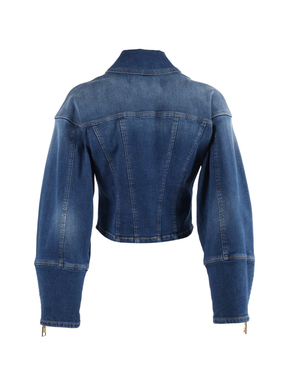  Elisabetta Franchi Lace-up Pocket Jacket - Blue 