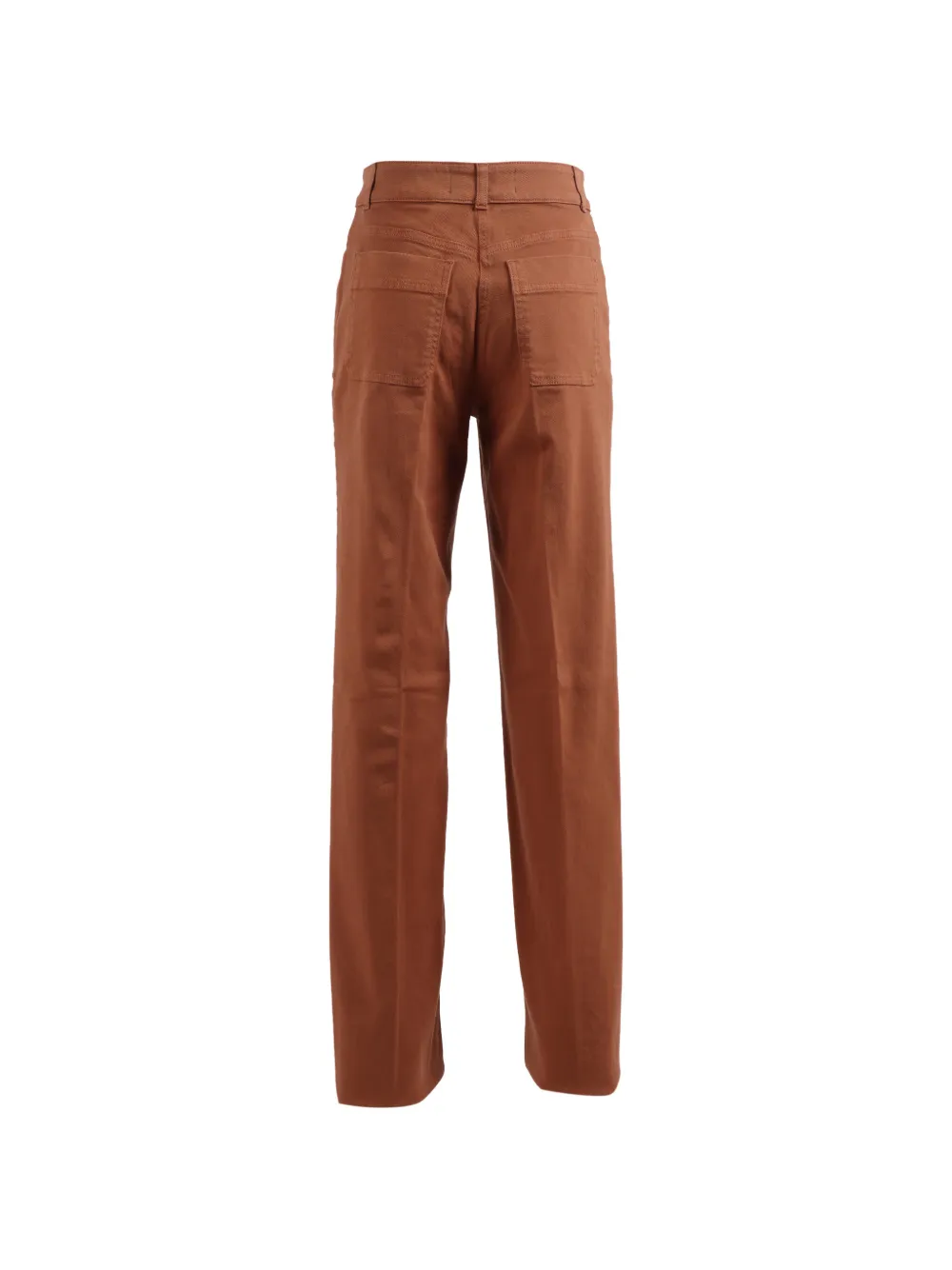 Elisabetta Franchi Broek met kettingdetail Bruin