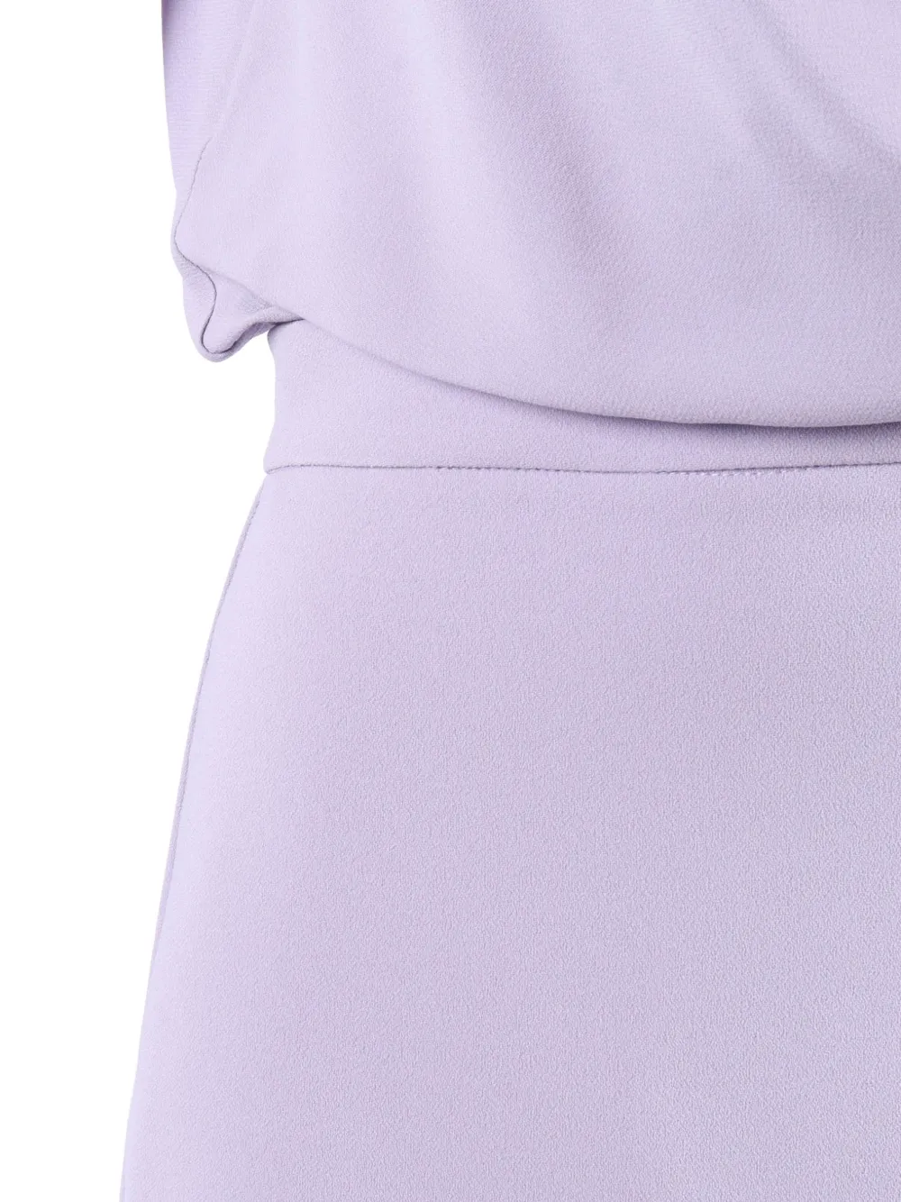 Elisabetta Franchi Mini-jurk met gedrapeerde hals Paars