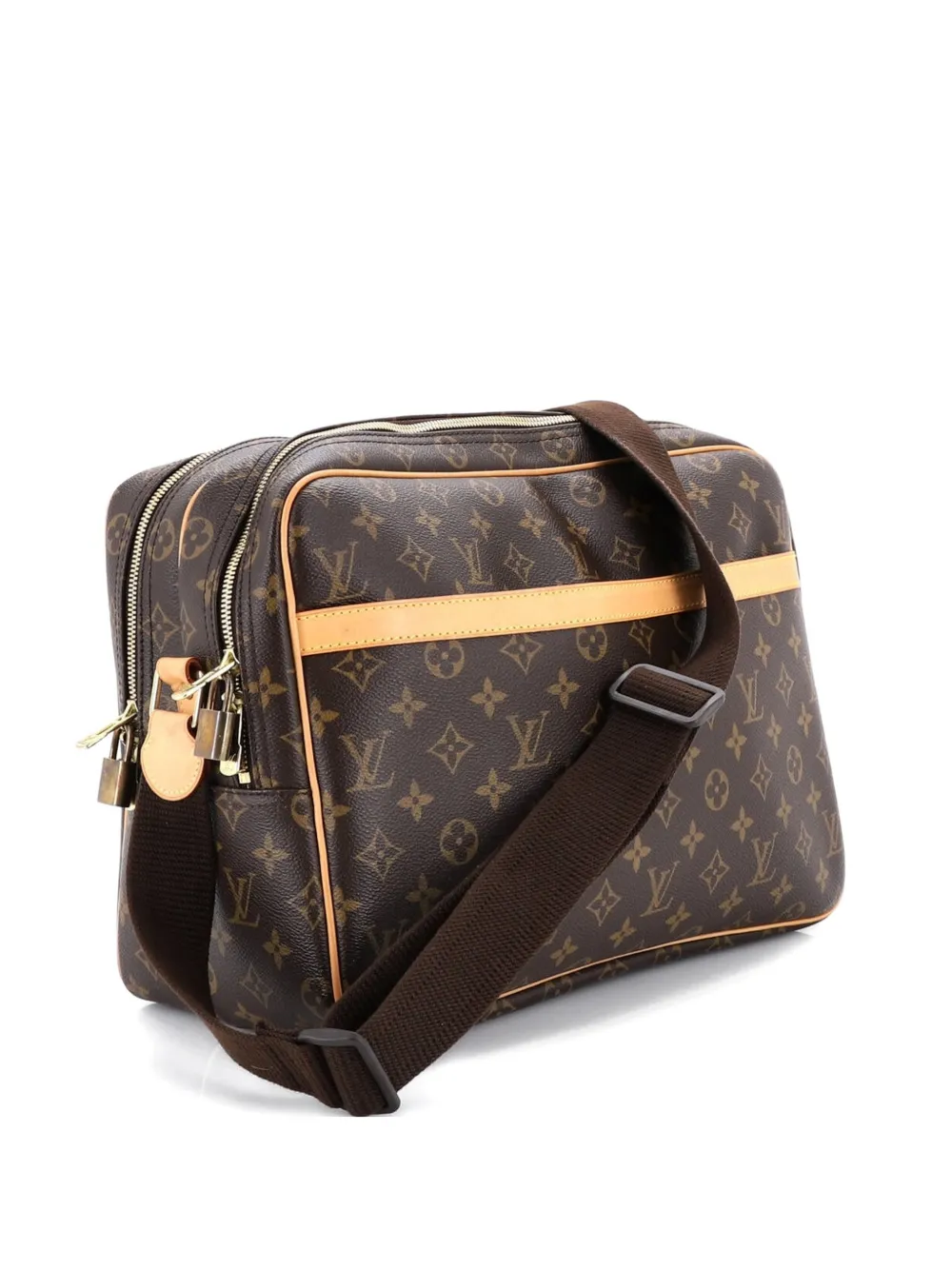 Louis Vuitton Pre-Owned Reporter Bag Monogram Canvas GM crossbody bag - Marrone