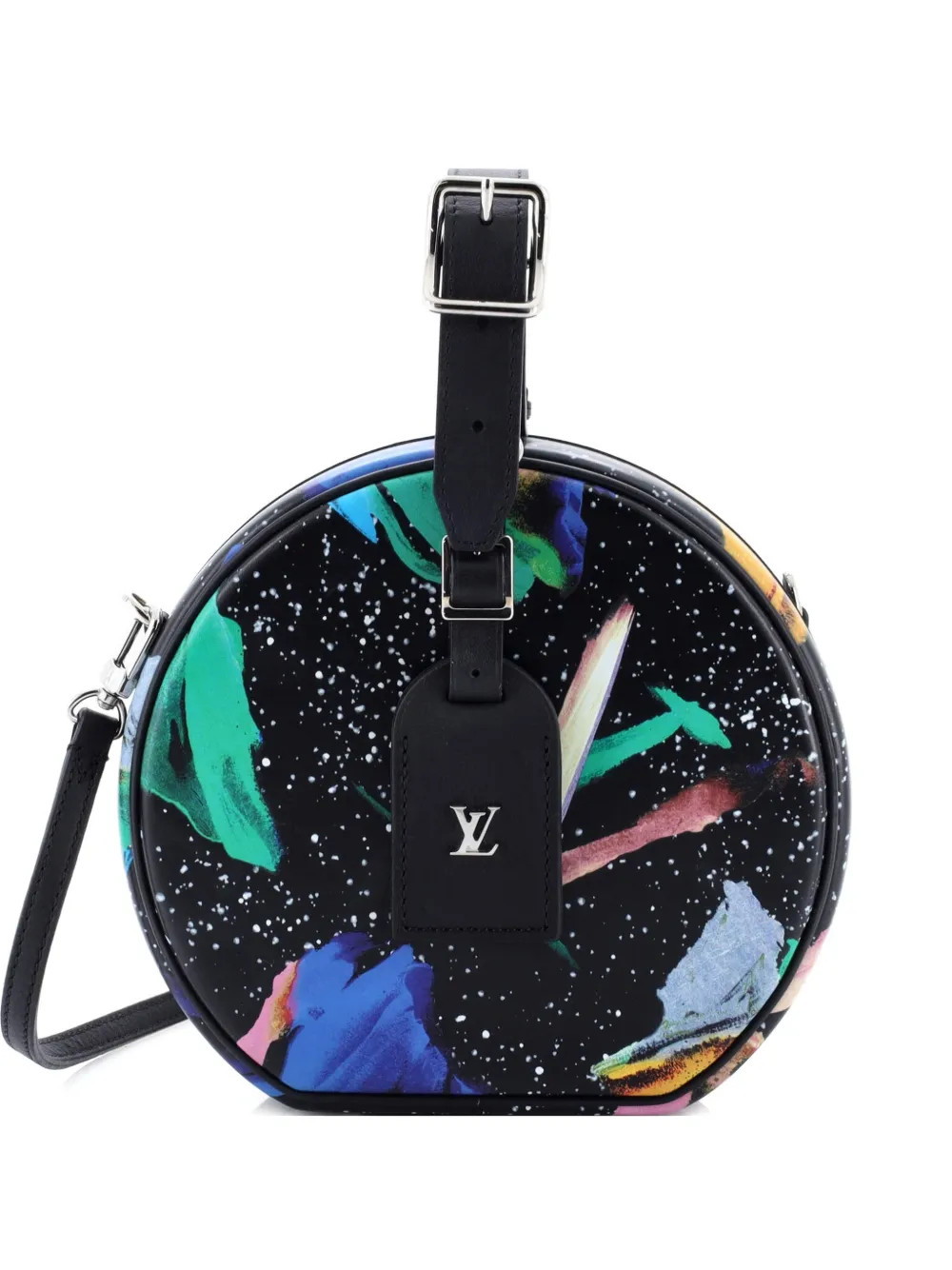 Louis Vuitton Pre-Owned Petite Boite Chapeau Bag Limited Edition Splash Leather crossbody bag - Nero