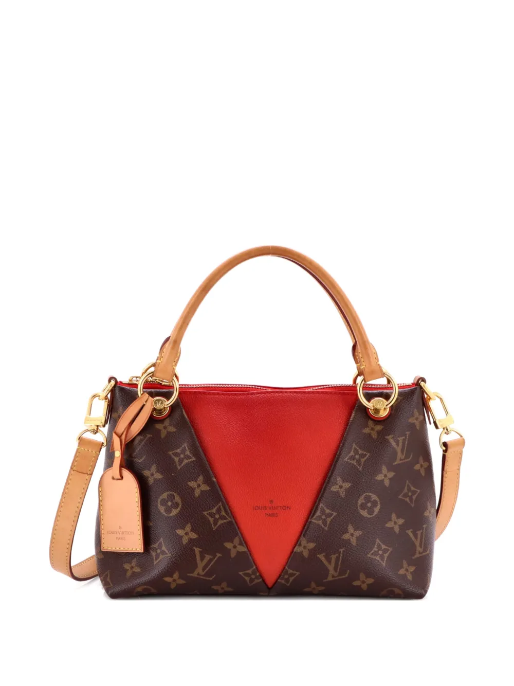 Louis Vuitton Pre-Owned V Monogram Canvas and Leather BB tote bag - Marrone