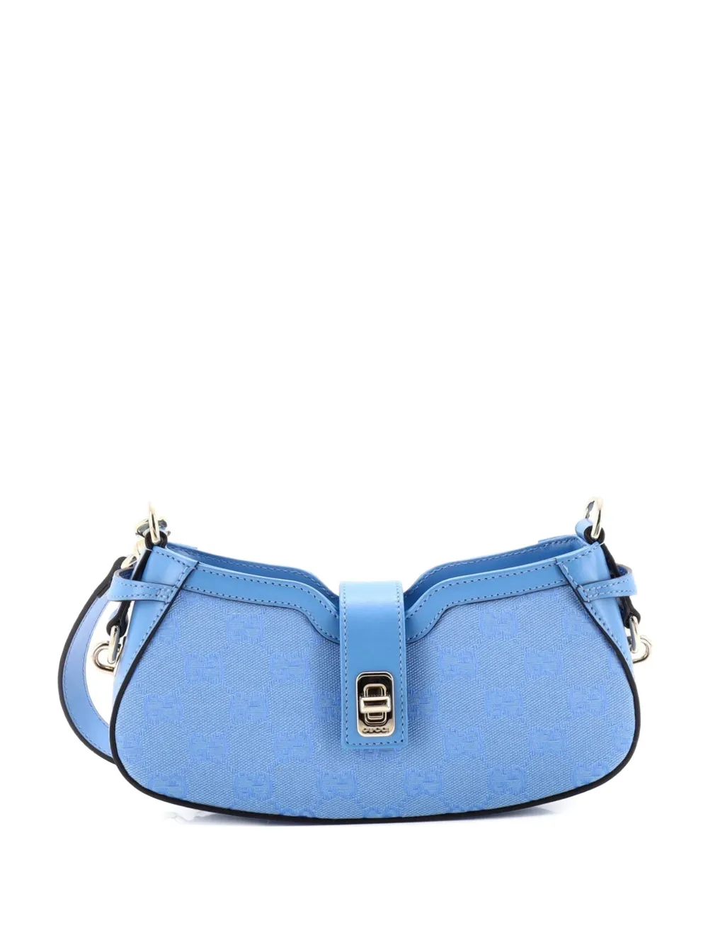 Gucci Pre-Owned Borsa a spalla Moon Side GG mini - Blu