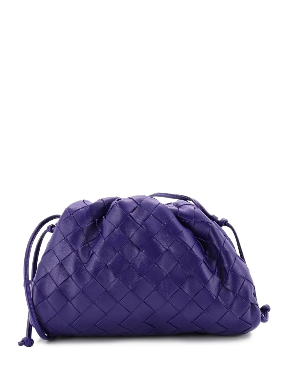 Bottega Veneta Pre-Owned The Pouch Intrecciato Nappa Mini crossbody bag - Viola