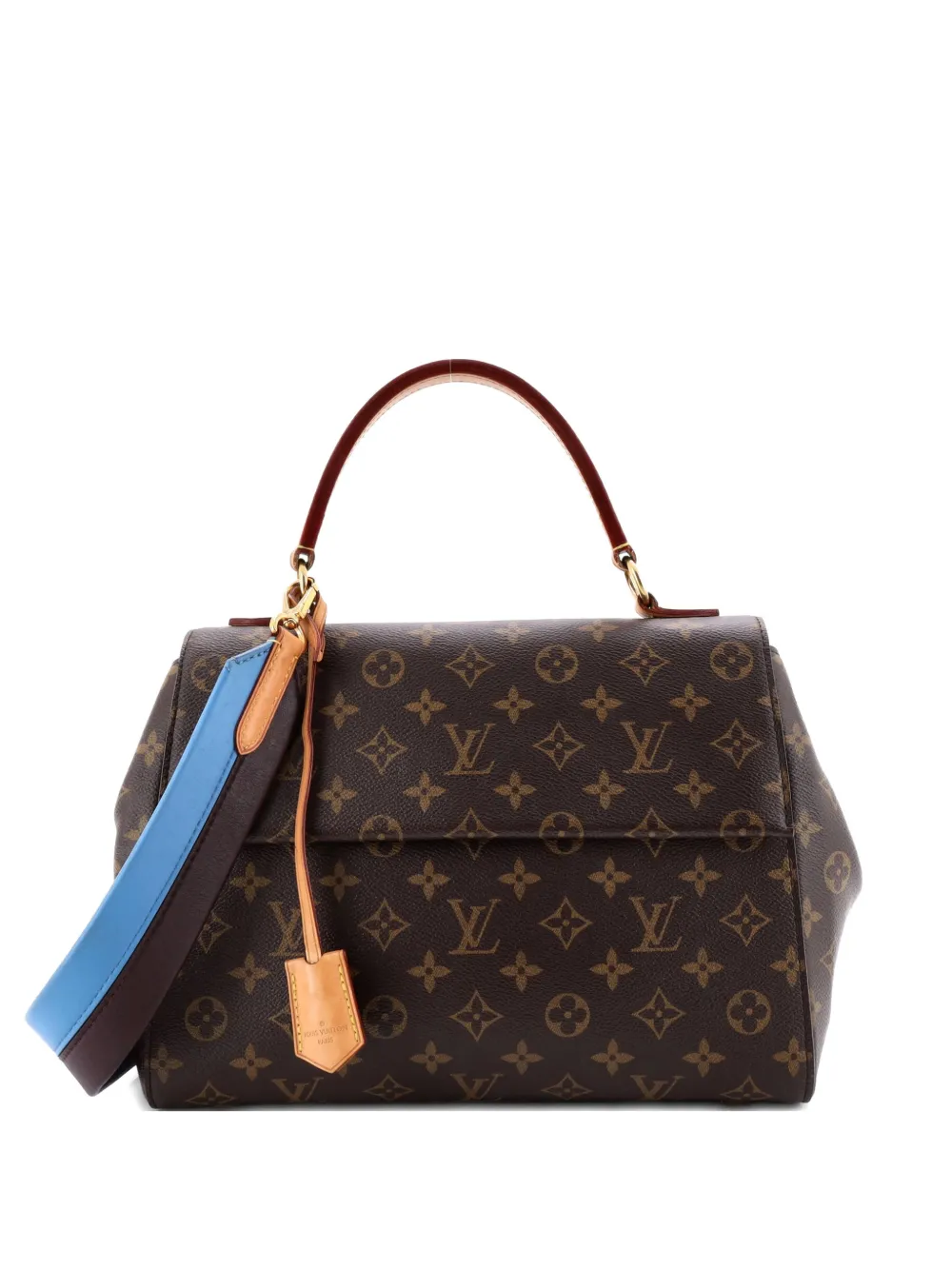 Louis Vuitton Pre-Owned Cluny Top Handle Bag Monogram Canvas MM shoulder bag - Marrone